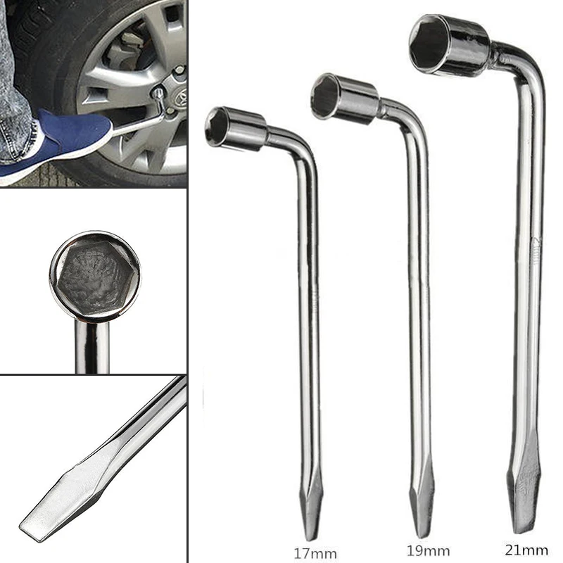 DWZ New Arrived Qualiy Car Wheel Lug Nut Wrench Hex Truck Tire Repair Tool Socket Key Spanner 17-21mm