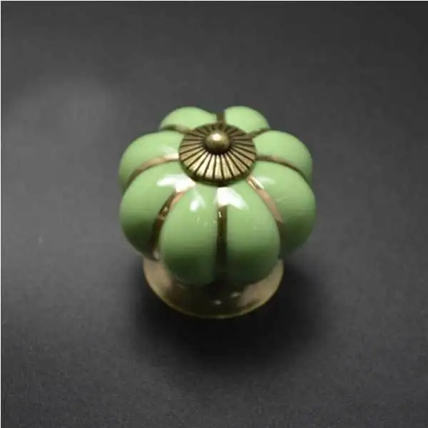 Arrandalee Pumpkins Knobs Handles Ceramic Door Cabinets Cupboard Drawer | Мобильные телефоны и аксессуары