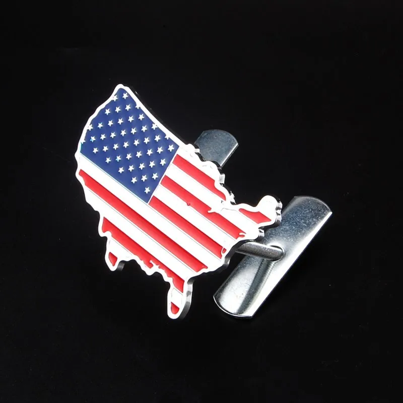 Металлический флаг США, американский флаг, карта Переднего Капота, решетка решетки, эмблема, эмблема, автомобильный Стайлинг, авто аксессуары для bmw audi benz