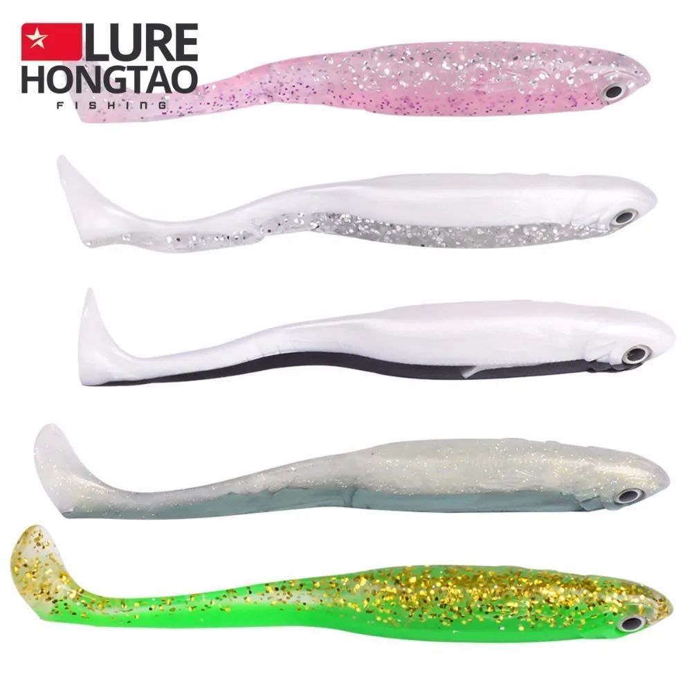 HONGTAO Soft Lure Fishing 165mm/23.5g 5pcs/lot High Quality Isca Artificial Bait Jig Wobbler Swimbait Free Shipping | Спорт и
