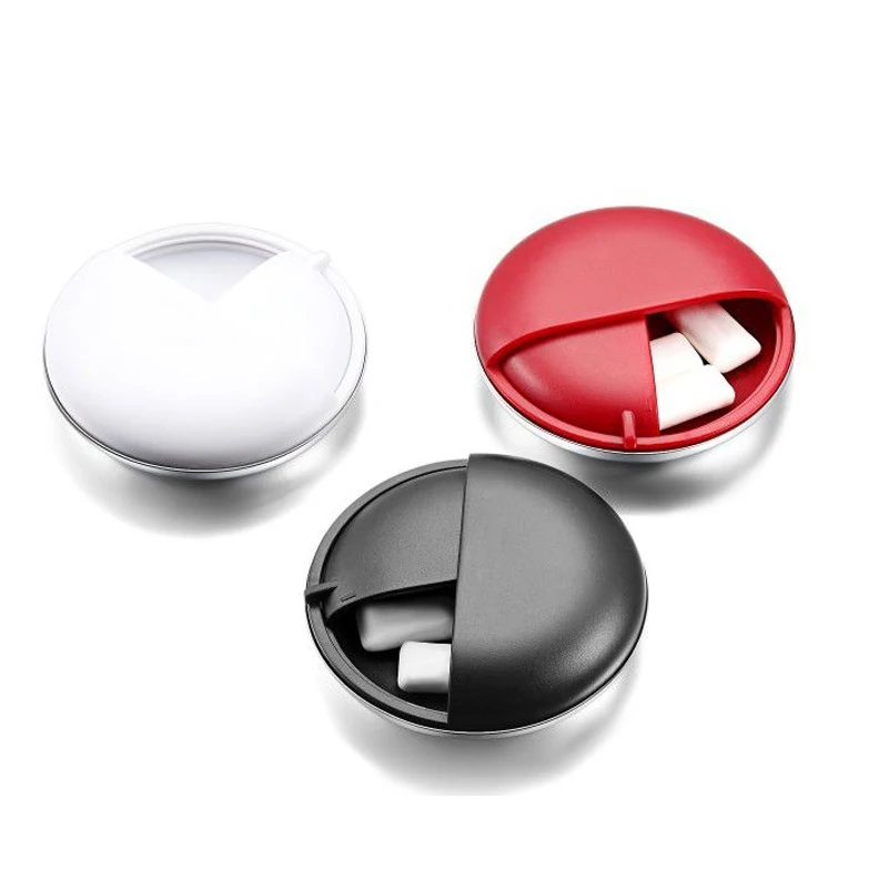 JINSERTA Portable Medicine Box Pill Container Chewing Gum Case Creative Small Mini Storage Organizer Gifts