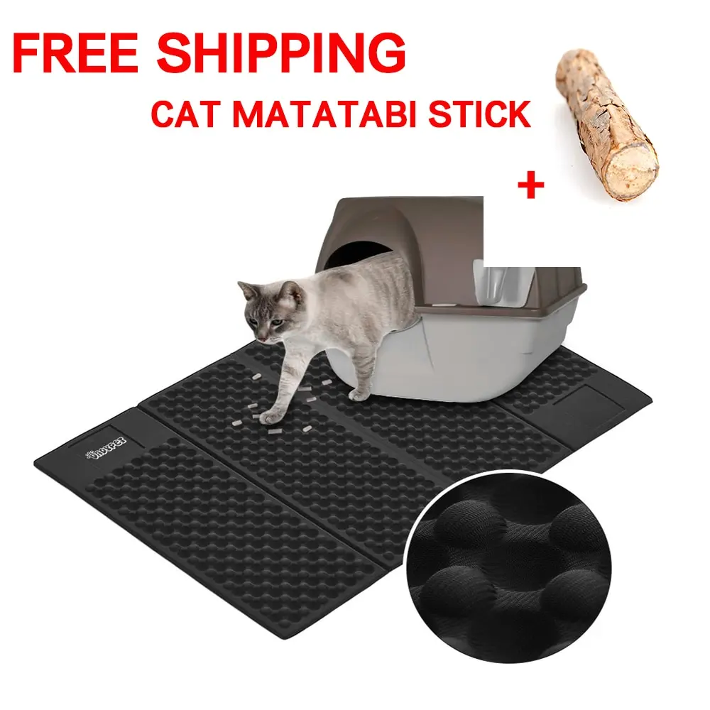 

Dadypet Pet Cat Dog Litter Mat Pad Folding EVA Waterproof Cat Litter Pad Vehicle-mounted Home Use Feeding Mats