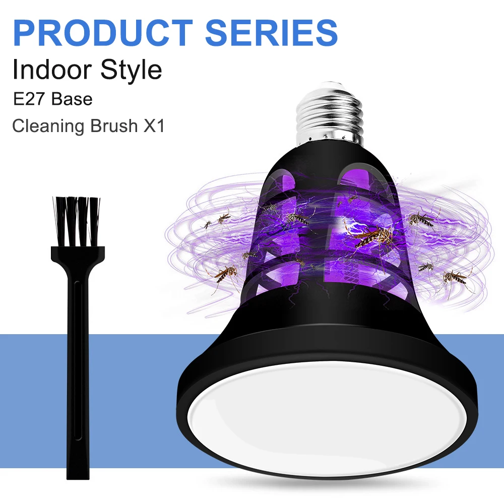 

LED Mosquito Killer Bulb USB DC 5V LED Zapper Trap Lamp E27 220V Mosquito Repeller Killing Fly Bug Multi Function LED Bulb Light