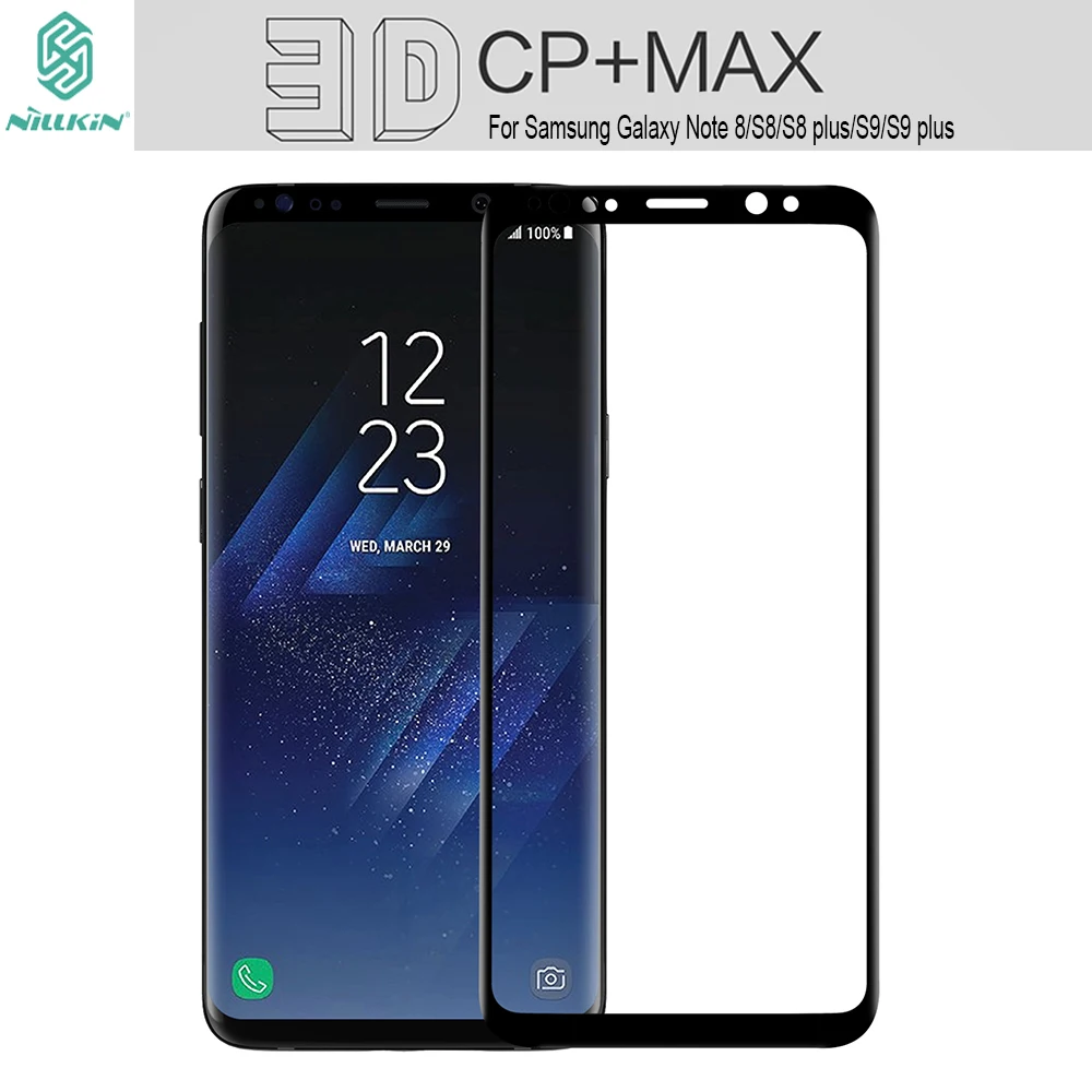 Pаспродажа NILLKIN 3D CP + MAX противовзрывное Закаленное стекло экран протектор для samsung Galaxy Note 10 + S10 S10 Plus S8 S9 plus Note 9 8