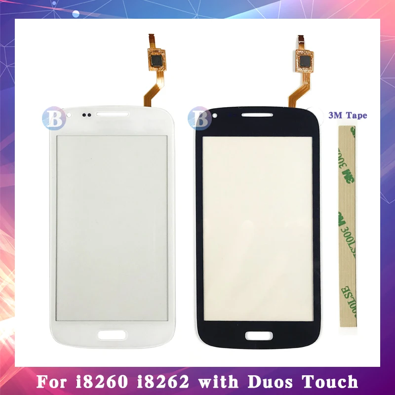 

4.3 For Samsung Galaxy Core Duos GT-i8260 i8260 i8262 Touch Screen Digitizer Sensor Front Glass Lens Panel High Quality
