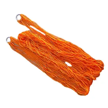 

2015 Highly Commend Orange Nylon Hammock Hanging Mesh Net Sleeping Bed Swing Outdoor Camping Travel