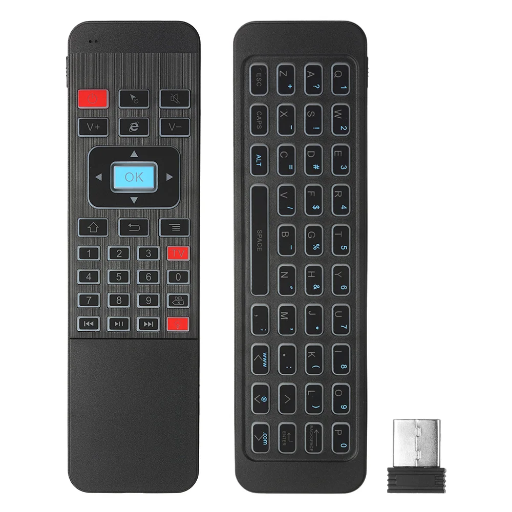 

2.4G Backlight Air Mouse Wireless Keyboard 6-Axis Sensor Remote Control IR Learning for Smart TV Android TV Box