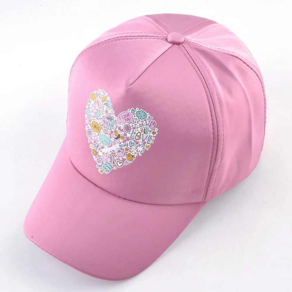 Модная женская однотонная бейсбольная кепка, Кепка в стиле хип-хоп, шапка в форме сердца, солнцезащитные шапки, женский рюкзак, кепка, Кепка