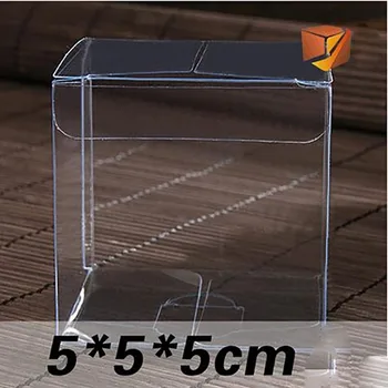 

Wholesale 5*5*5cm Clear PVC Box 200Pcs/Lot Packing Birthday Gift Wedding Favor Chocolate Candy Apple Event Transparent Box/Case