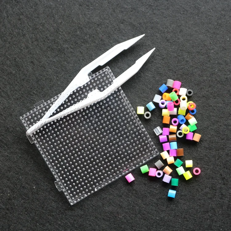 

Plastic 2.6mm patchwork bean template Puzzle Toy small Size puzzle toy DIY beads Craft toys Creative Interactive Gift Toys