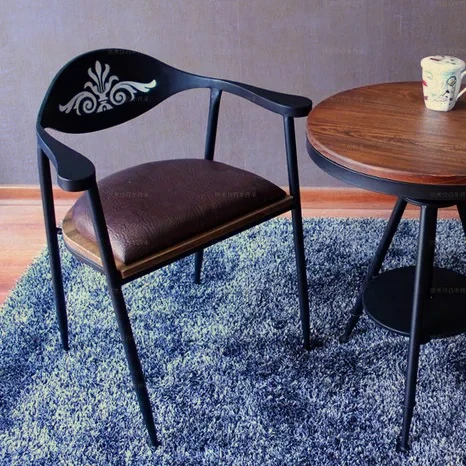 loft américaine fauteuil chaises chaise enfant en fer forgé basse en