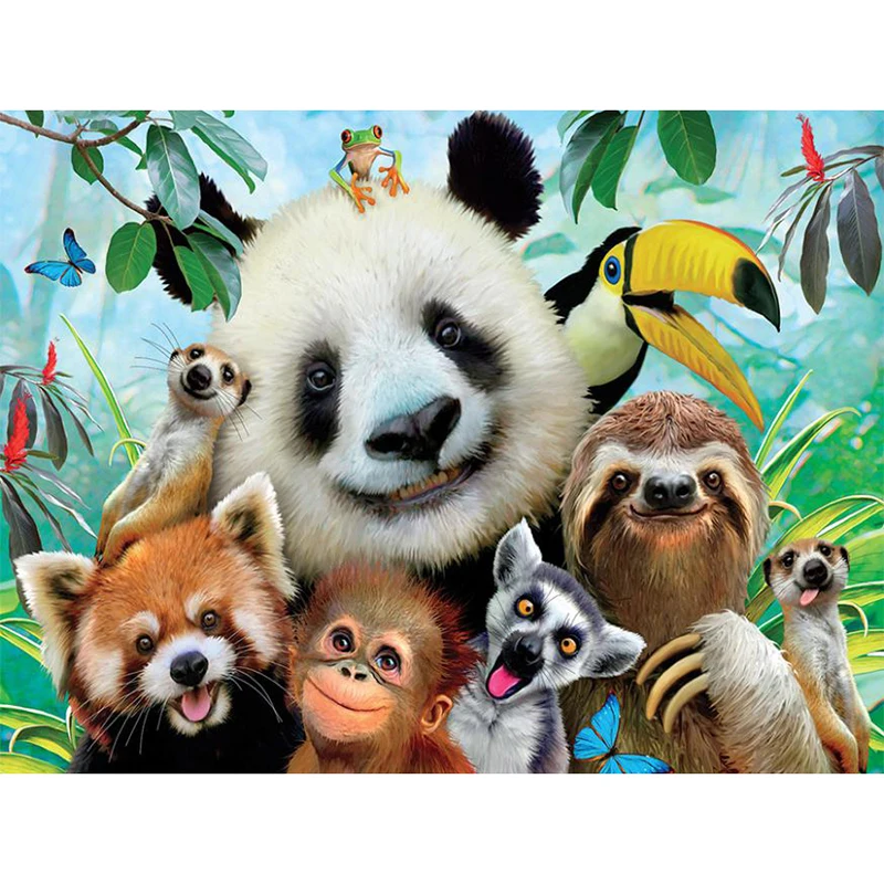 

5D DIY diamond embroidery panda and money diamond painting Cross Stitch full square Rhinestone mosaic home decoration gift
