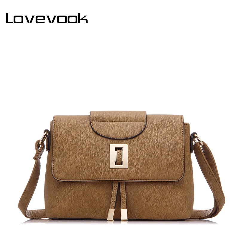 

LOVEVOOK brand female shoulder crossbody bag high quality messenger bags for women 2019 ladies zipper handbag retro purse clutch