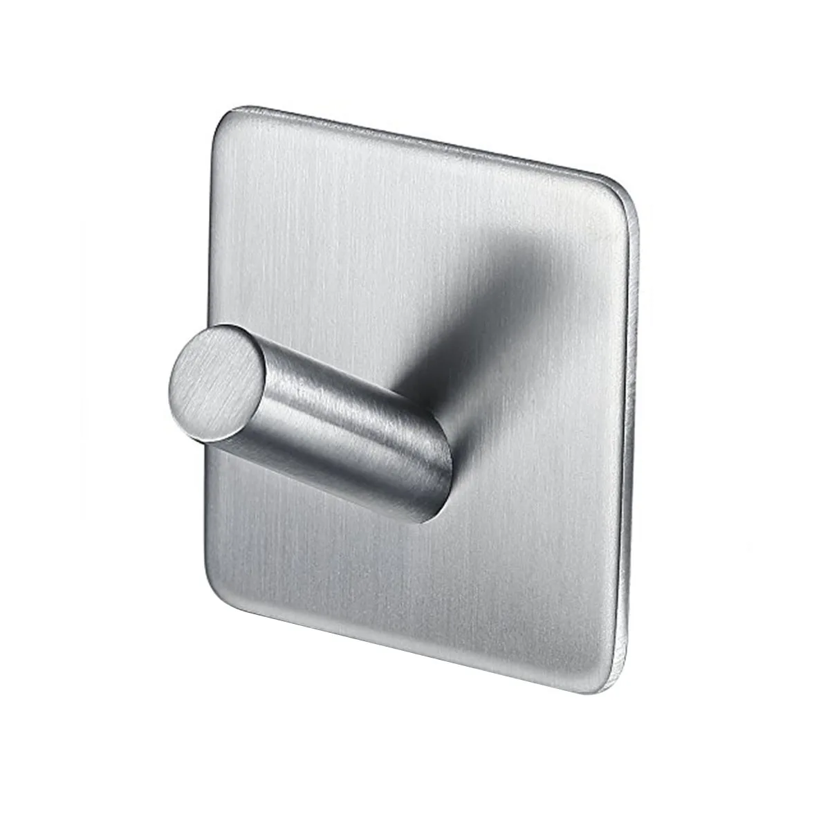 Stainless Steel Hooks Hanger Self Adhesive Robe Towel Hook for Bathroom