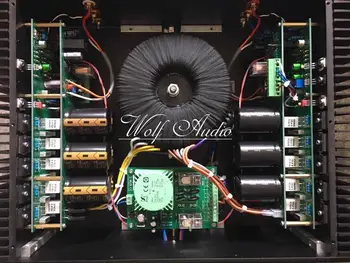 

Latest Listing Finished P10 Dual Channel Power Amplifier MJL4281A / MJL4302A HIFI Amplifier 400W+400W