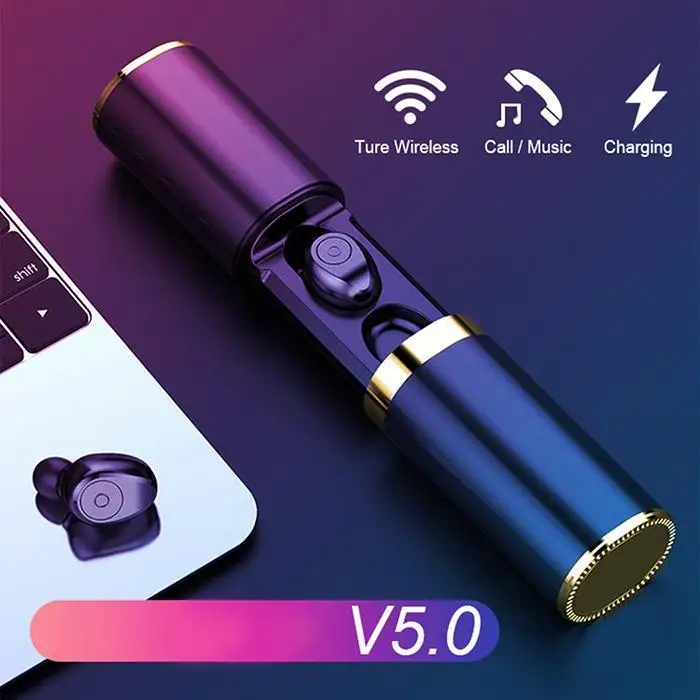 Спортивная мини-камера для двойной V5.0 Беспроводной наушники гарнитура Bluetooth наушники 3D стерео звук наушники с двойным зарядным устройством для микрофона