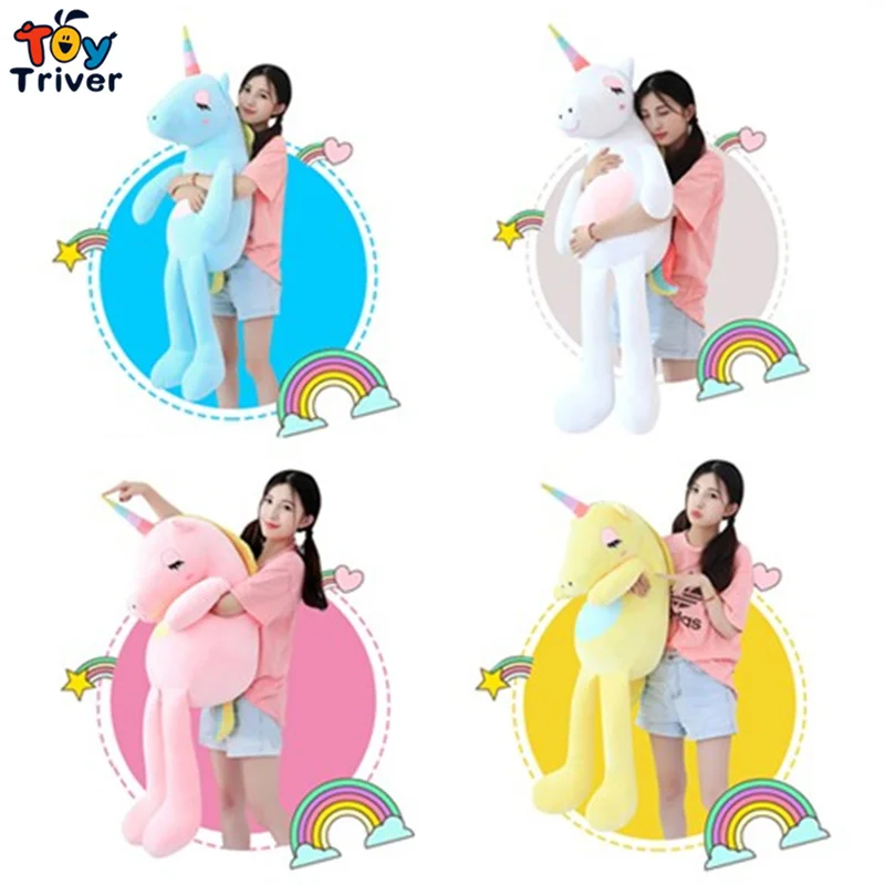 Плюшевые единорог лошадь игрушка чучело для маленьких детей подарок девочек Детская успокаивающие игрушки диван подушки детские подушк
