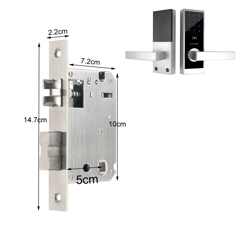 RAYKUBE Bluetooth цифровой замок с приложением смарт-карта разблокировка водонепроницаемый IP65 для дома/отеля/офиса врезной дверной замок TL101 - Цвет: Белый