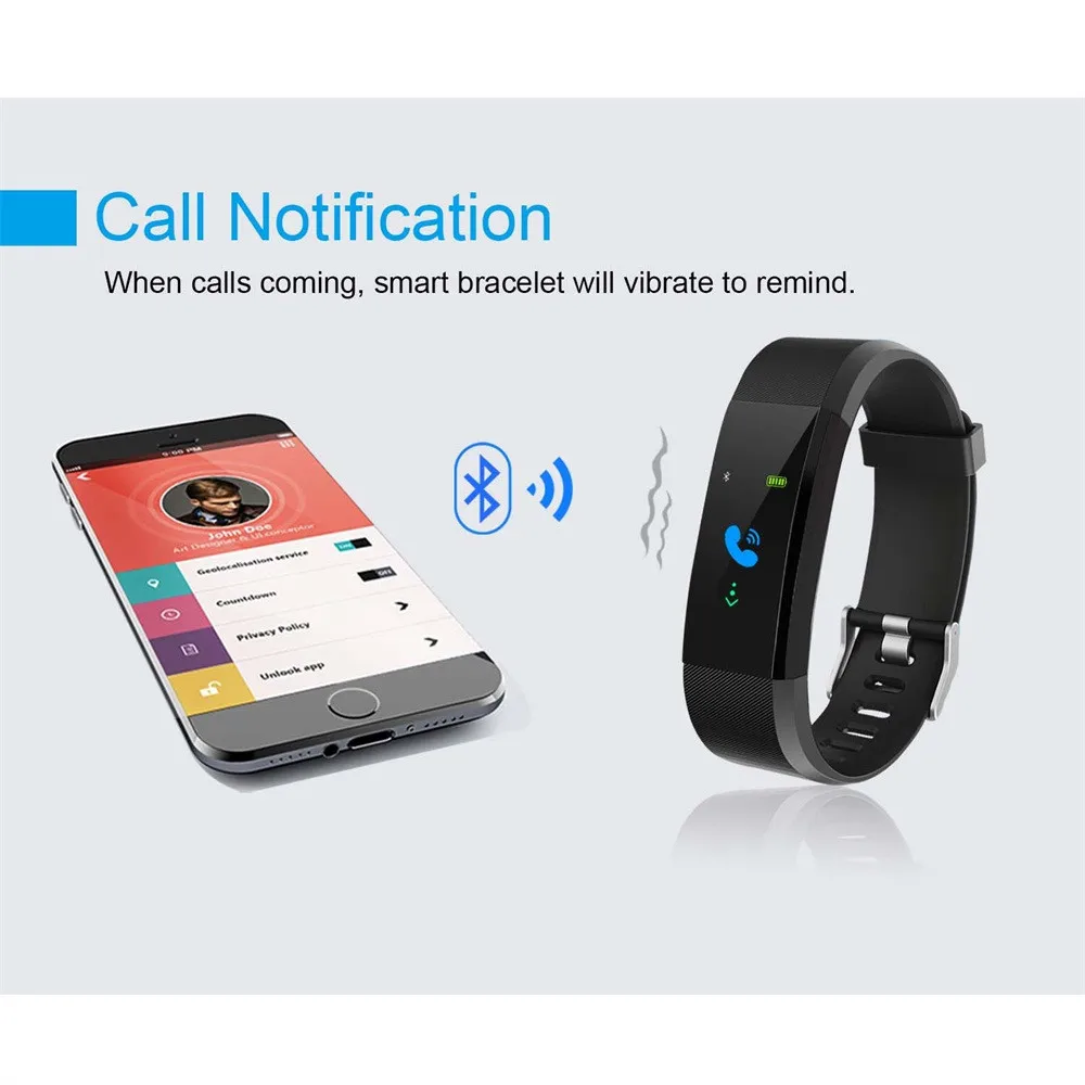 Ips цветной Смарт-часы, браслет, монитор сердечного ритма, Bluetooth 4,0, Android iOS, приложение для напоминаний о кровяном давлении, умные часы