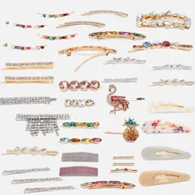 JURAN, женские блестящие стразы, заколка для волос ZA, заколка для волос для женщин, заколка для волос, аксессуары для волос для девочек