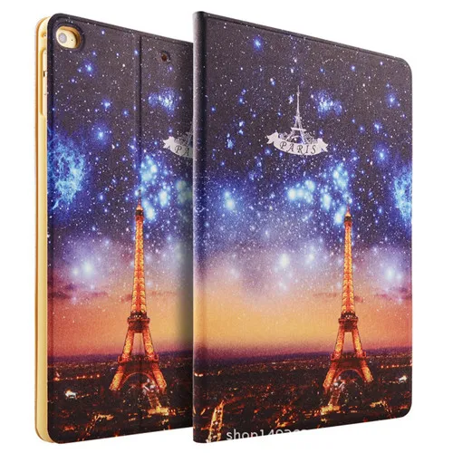 

For Apple IPad Air 2 Case Cute Cartoon Print pattern PU Flip Leather Stand Cover Case For iPad 6/ Air2 For ipad 6 model