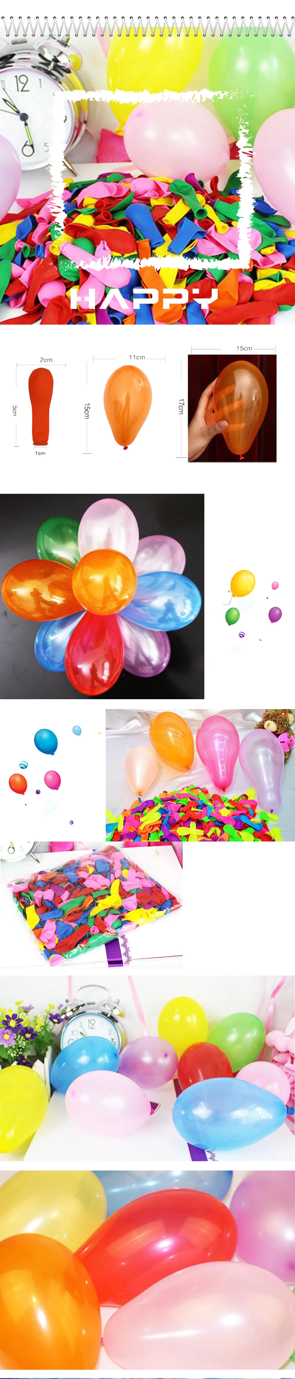 Хорошая 500 шт./партия No3 круглые латексные маленькие воздушные шары рождественские воздушные шары для свадебной вечеринки игрушечная бомба яблоко