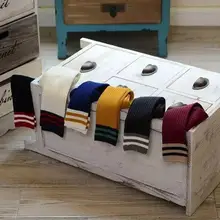 Для детей Элегантный дизайн в полоску Гольфы милые Носки хлопок средней школы для девочек Бег спортивные носки medias largas