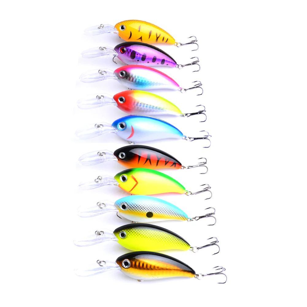 YUZI 100pcs рыболовные приманки воблеры bass воблер на щуку carp форель окунь для ловли
