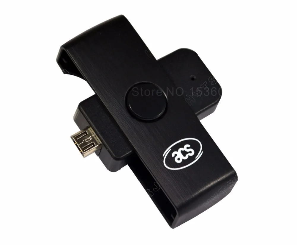 

Portable ACR38U PocketMate II smart card reader for connect smart cards nfc reader