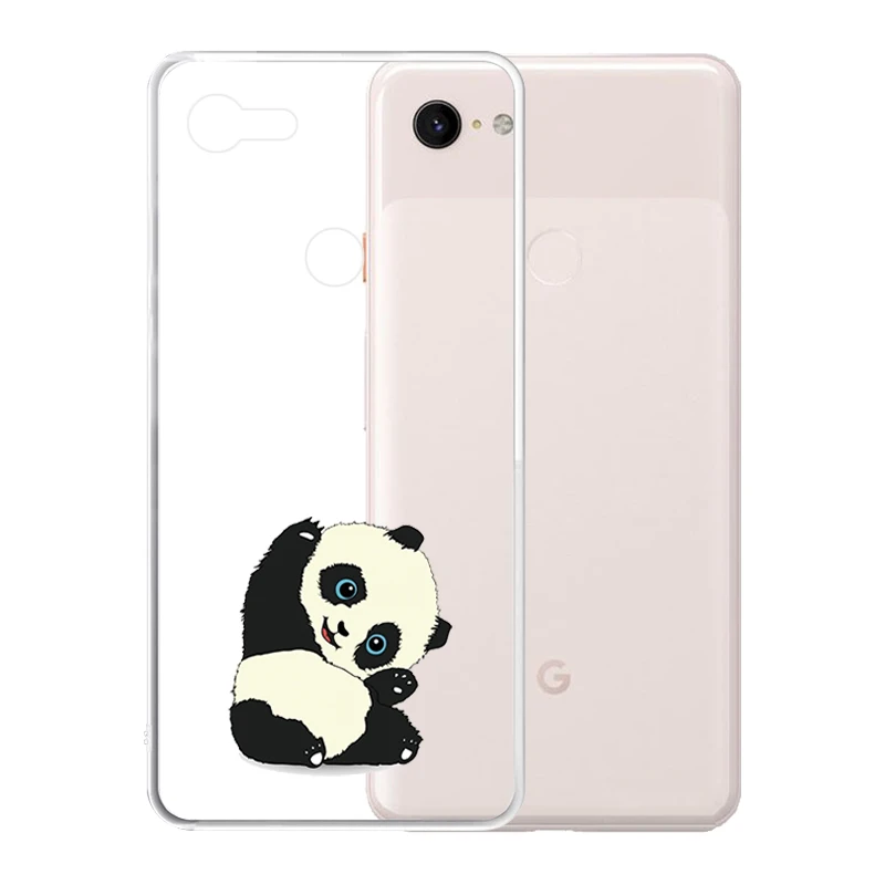 

Soft Silicone Clear TPU Case for Google Pixel 4 3 XL 3A 2 XL Durable Cover