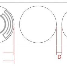 EPC CLASS1 GEN2 ультрачастотная rfid-бирка для диск бумажный стикер