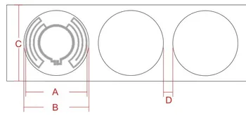 

EPC CLASS1 GEN2 RFID UHF Disc paper sticker