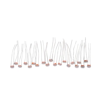 

2018 New 20PCS X 5528 Light Dependent Resistor LDR 5MM Photoresistor Wholesale And Retail Photoconductive Resistance For Arduino