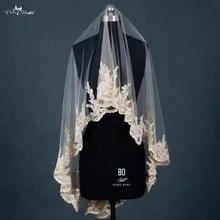 RSV4 кружевная короткая цветная Фата невесты