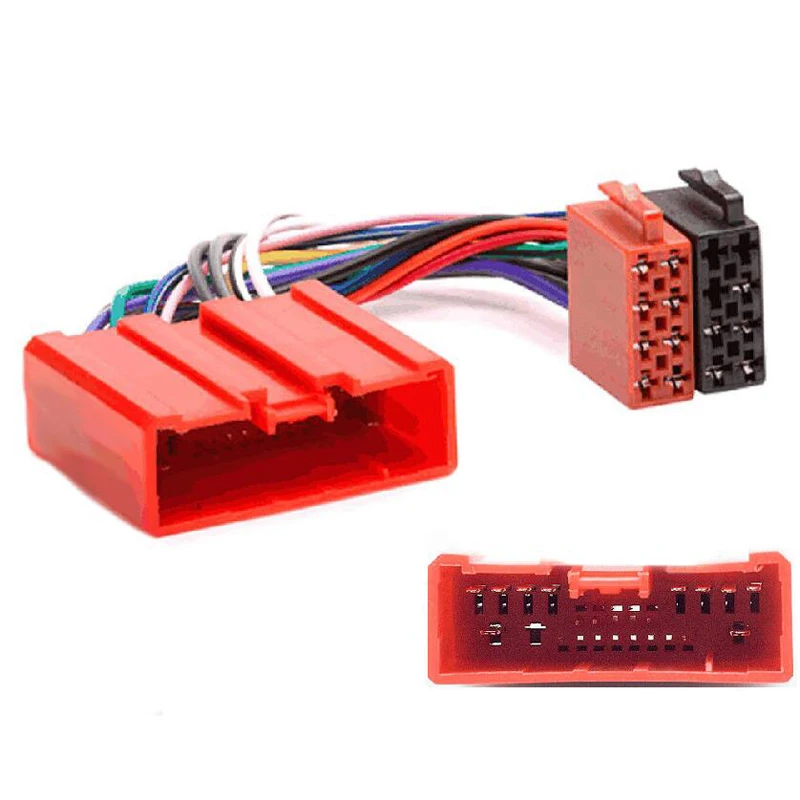 

Biurlink Radio Stereo ISO Wiring Harness Adapter Red Port for Mazda