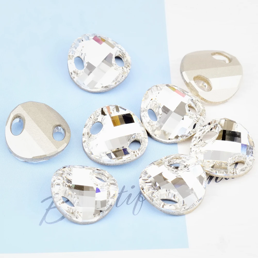 (1 шт.) 100% оригинальный кристалл Swarovski 3221 поворотный пришиваемый камень сделано в