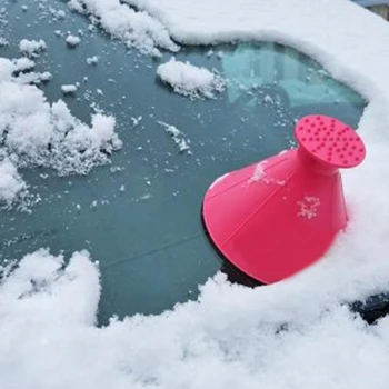 

Car Ice Scraper Windshield Snow Scraper Funnel Shovel Cone Shaped Winter Car Tool Snow Remover Scraper For Car Washing Tool