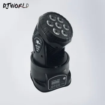 

RGBW 4in1 LED Stage Light Moving Head Beam 7x12W Party Light DMX-512 Led Dj Christmas Sound Active DMX Disco Light