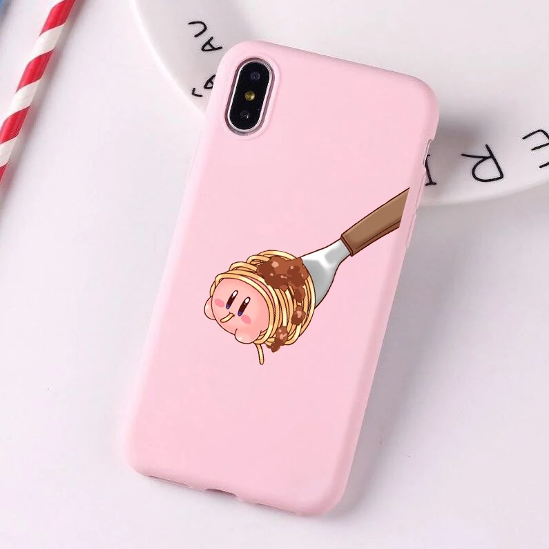 

Kirby Mass Attack Soft Silicone Phone Case Coque Fundas For iPhone 6 6Plus 7 7Plus 8 8Plus X XS Max