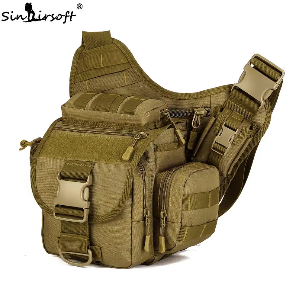 SINAIRSOFT Outdoor Sport Climbing Hiking Bags Camera bag Multifunctional Men Nylon Messenger Bag Mi