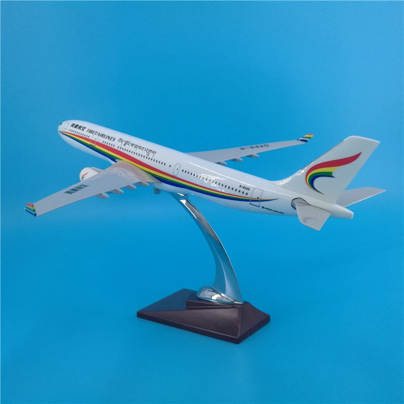 

40CM 1:172 Airbus A330 Model TIBET Airlines Airways with Base Alloy Aircraft Plane Airplane Collection Display Model Decoration