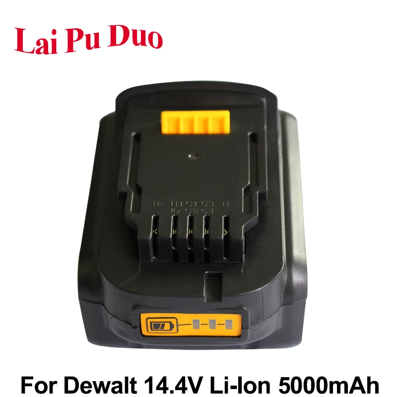 

14.4V 5.0Ah Li-Ion Replacement Power Tool Battery For Dewalt DCB140 DCB141-XJ
