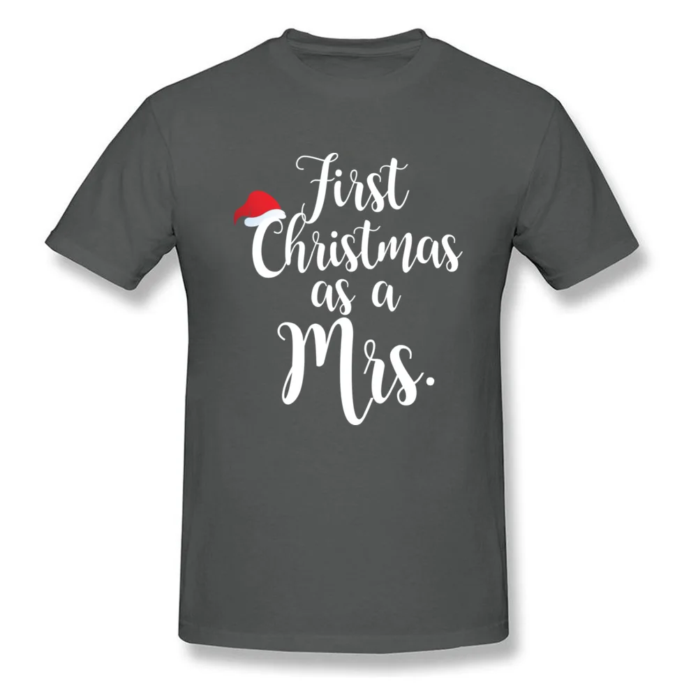 My First Christmas As A Mrs футболка для мужчин топы футболки черная 90s праздничная