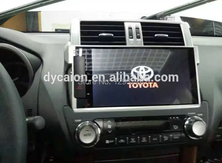 Car dvd gps for toyota prado 2013/10.2inch HD 1080p radio