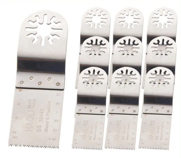 

10 pcs 32mm SS Power Tool Accessories for most brands of multi-tool such as Makita,FEIN,DERMEL at good price and fast delivery