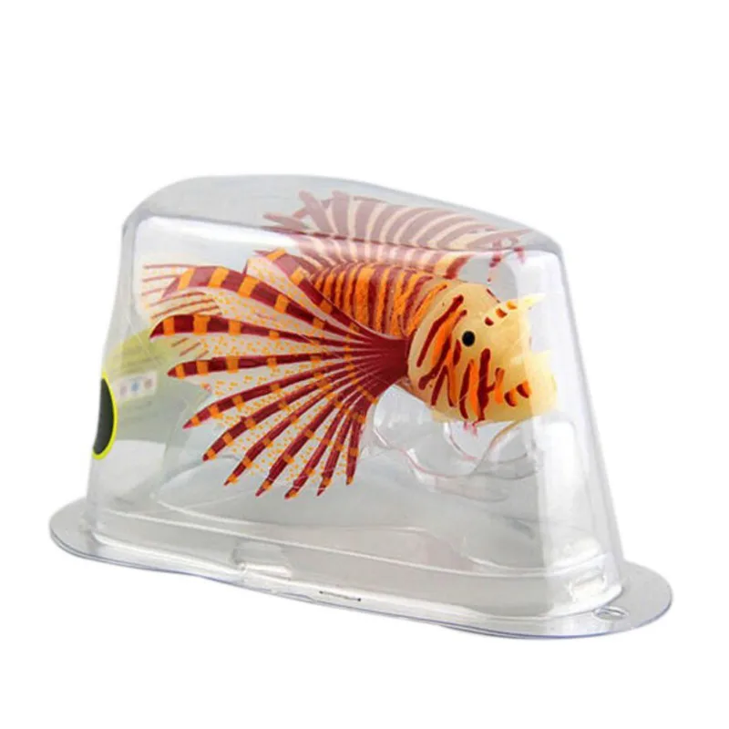 Clownfish Aquarium Plastic Swimming Faux Fake Gold Fish Aquarium Artificial Aquarium Fish Tank Decor Orname Gift Accessories - Цвет: O as show