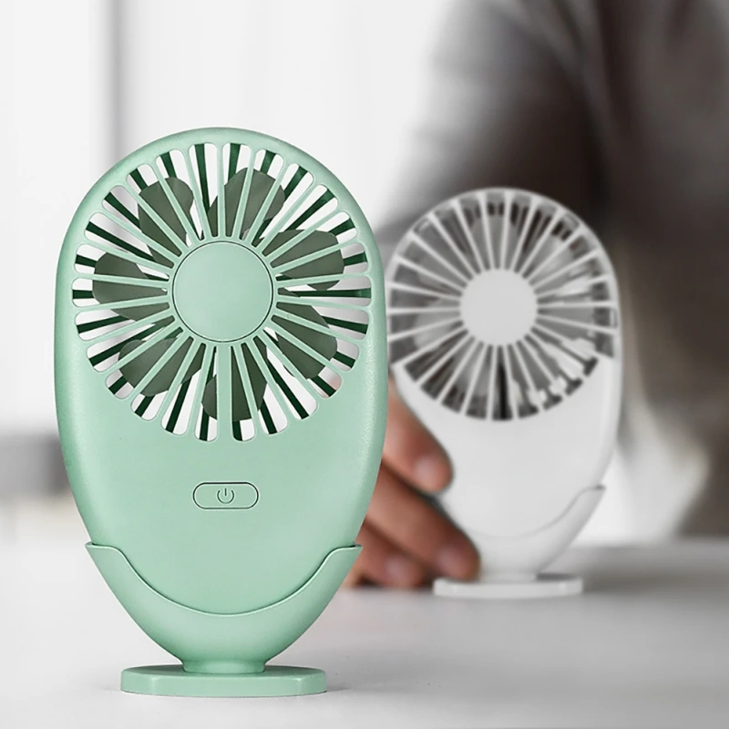 

USB Charged Fan LED Light For Summer Outdoor Travel Mini Rechargeable Fan Adjustable Fan Speed For Birthday Gift Decoration