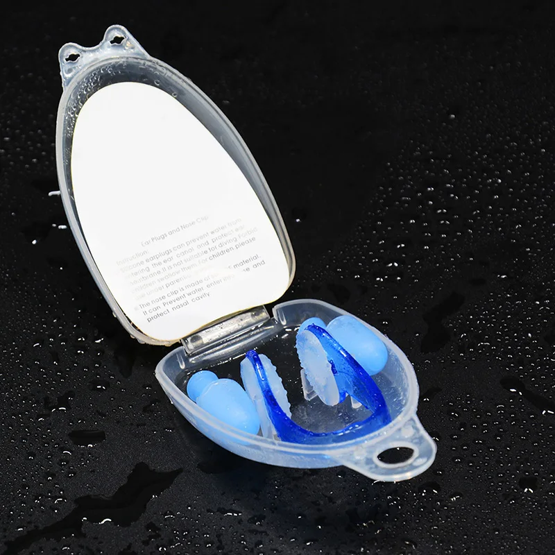 Swimming Inner Ear Plugs Silicone Clips Nose Innerclip Waterproof Earplugs Soft Comfortable Clip Sports Tools | Спорт и развлечения