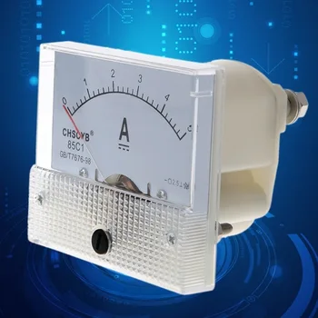 

50PCS DC 5A Analog Ammeter Panel AMP Current Meter Gauge 0-5A Screw Detector Tester #Sep.07