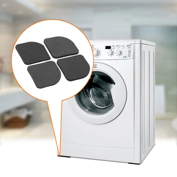 

4pcs/set Shock Proof Drawer Shelf Liners Washing Machine Anti-Vibration Pad Mat for Foot of Furniture Cabinet Refrigerator